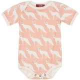 Pink Fox Organic Cotton Short Sleeve One Piece