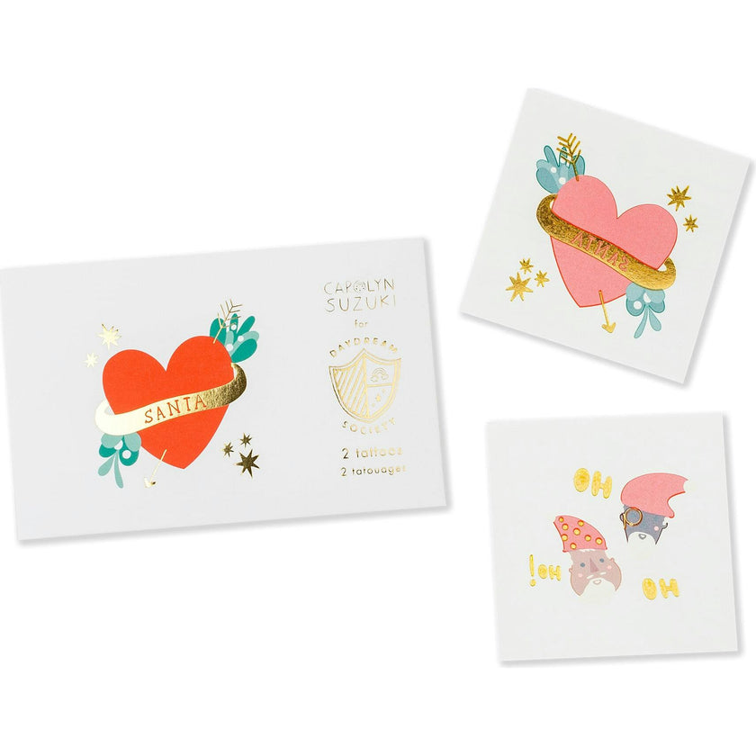 Santa Squad Temporary Tattoos
