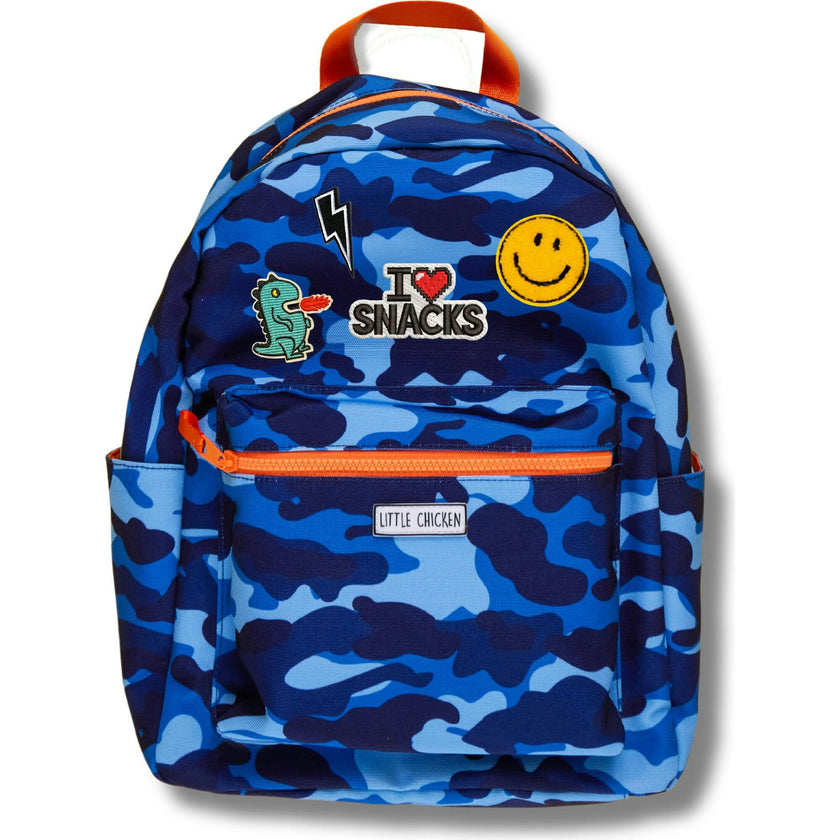 Camo Backpack With Patches