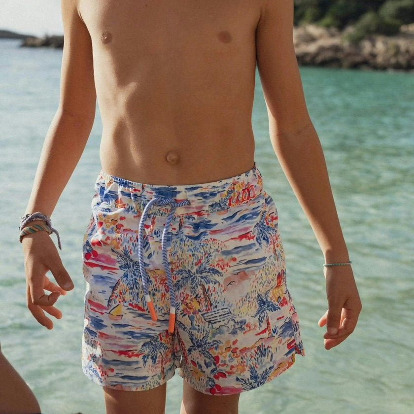 Boys' swim shorts, printed | GIGI