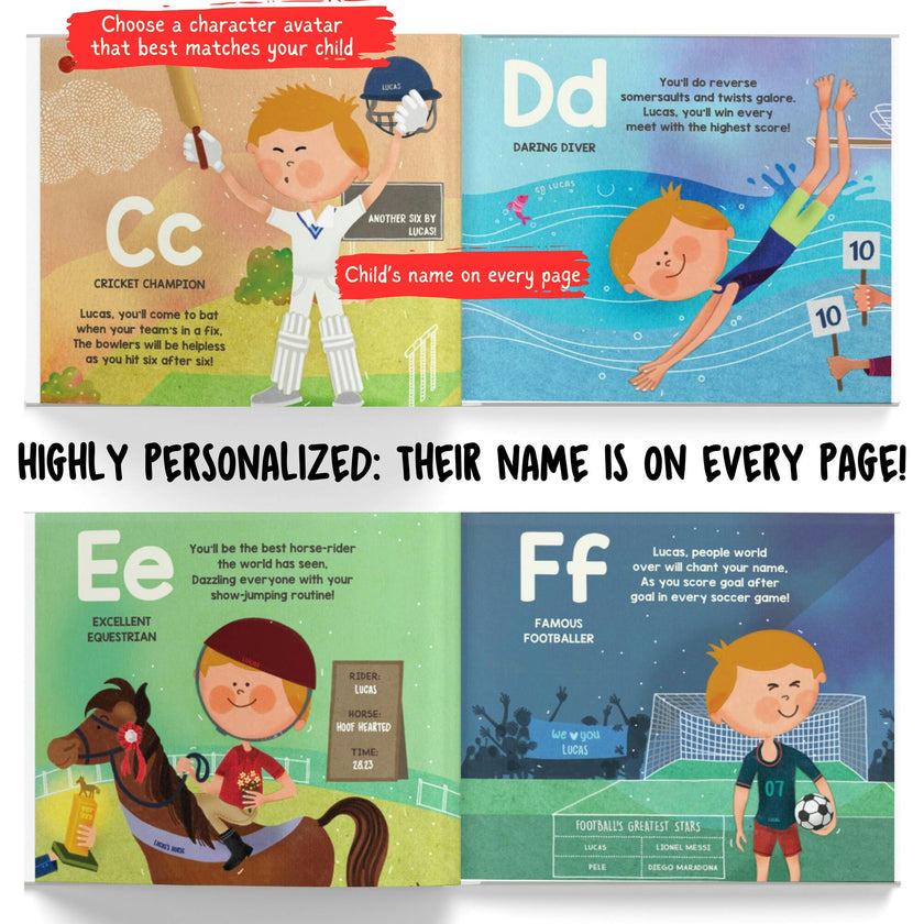 What Will I Be? An A-B-C Story! (Personalized Alphabet Book)