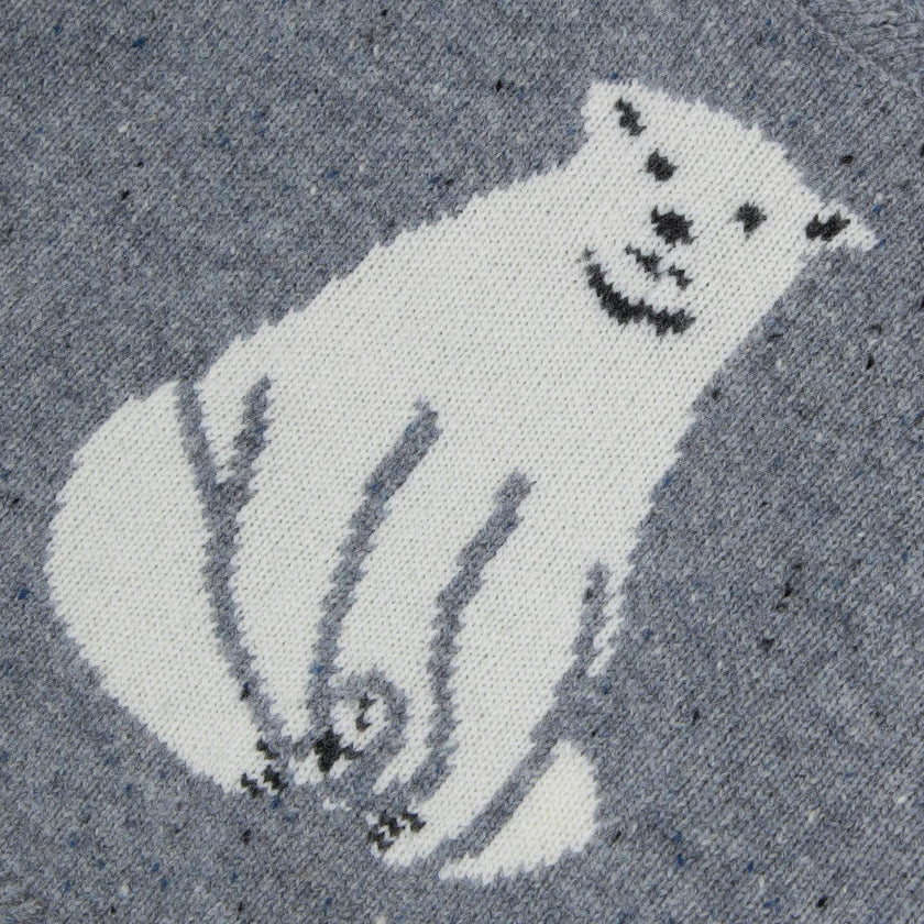 TARTINE ET CHOCOLAT Polar Bear Baby Sweater