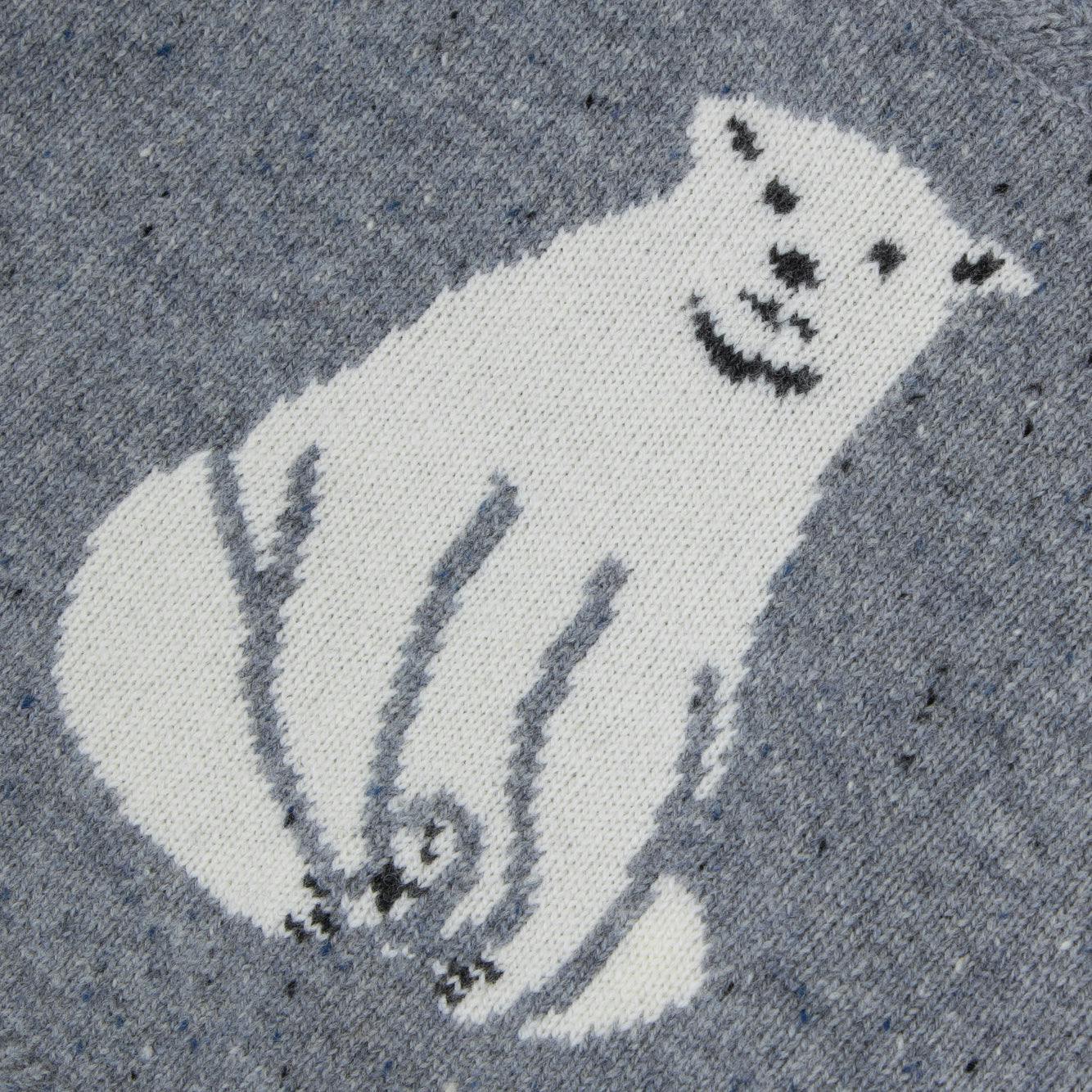 TARTINE ET CHOCOLAT Polar Bear Baby Sweater