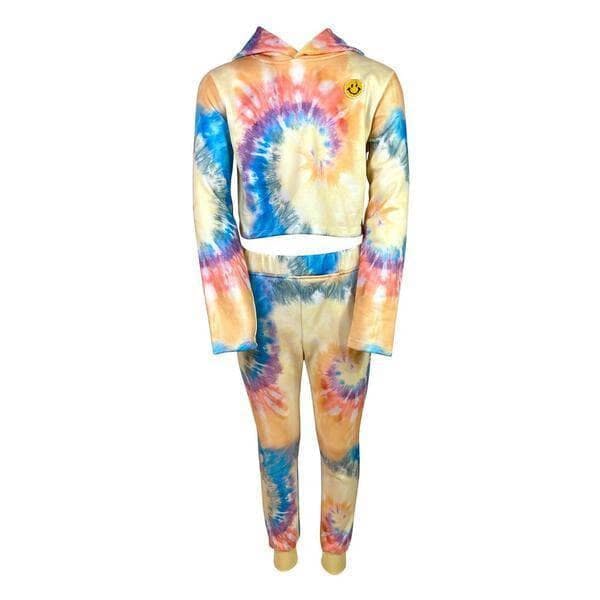 Be Happy Tie Dye Jogger Set