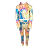 Be Happy Tie Dye Jogger Set