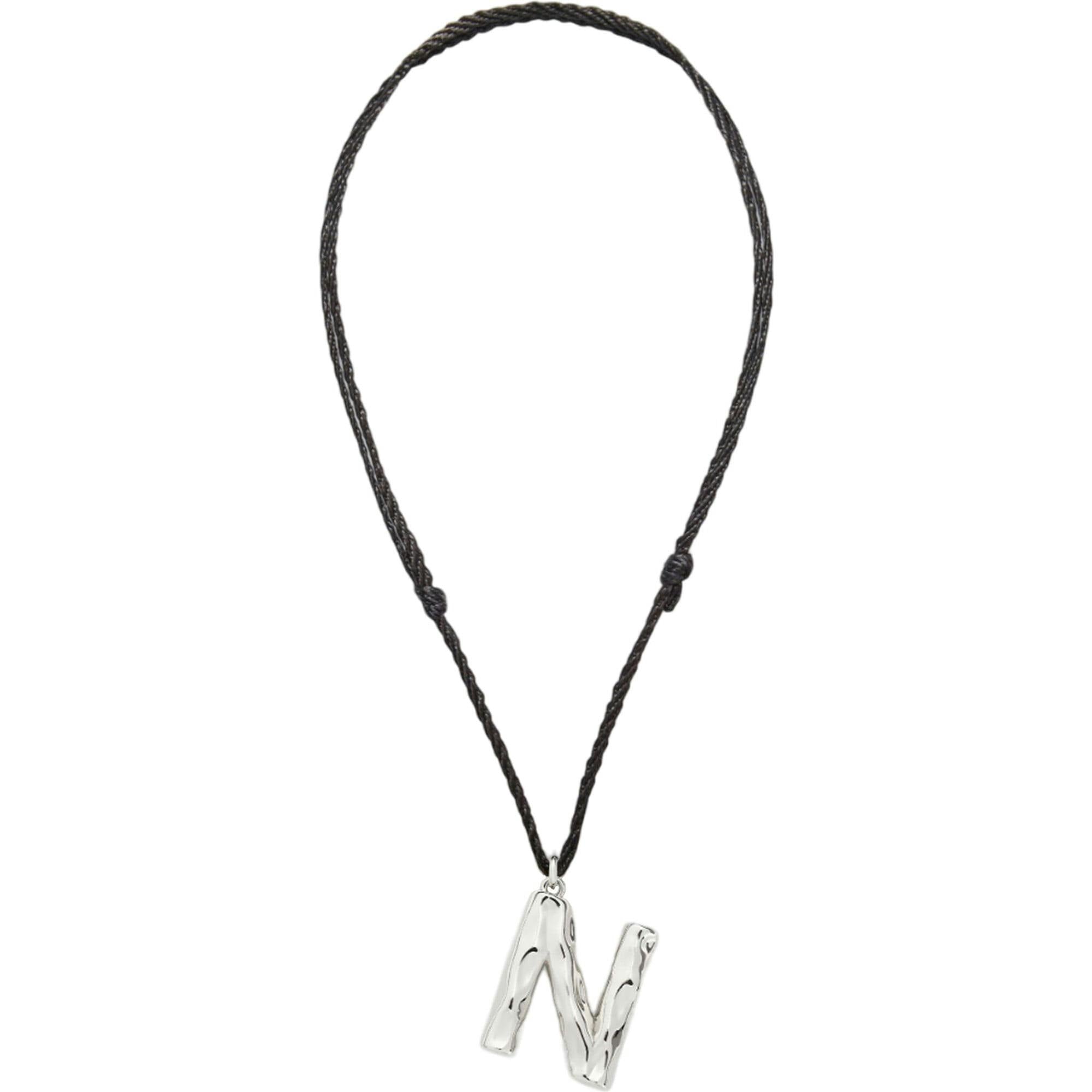 Grande Monogram Necklace in Silver