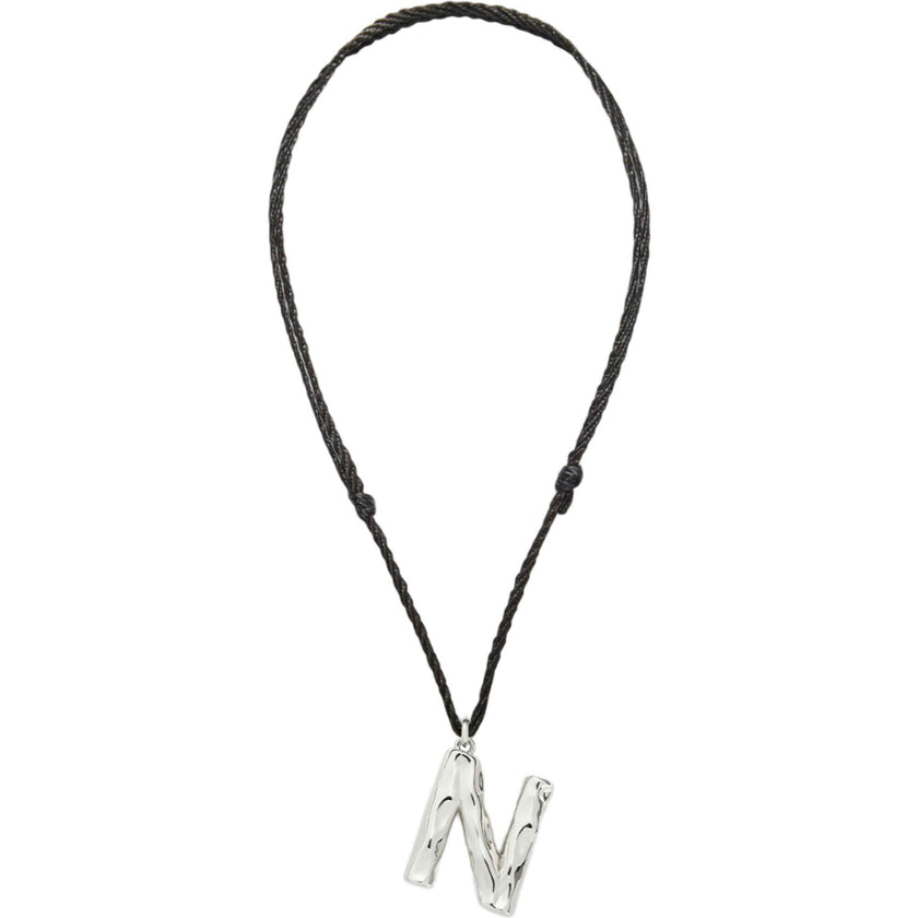 Grande Monogram Necklace in Silver