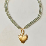 Green Amethyst Gemstone Necklace