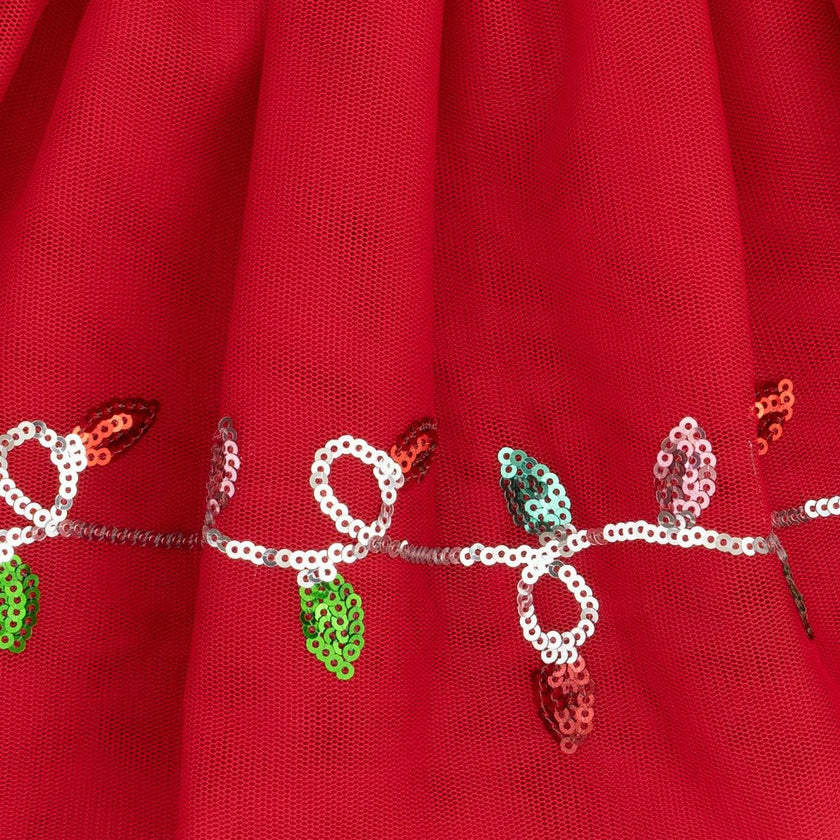 Christmas Lights Merry - Tutu Skirt with Bike Shorts