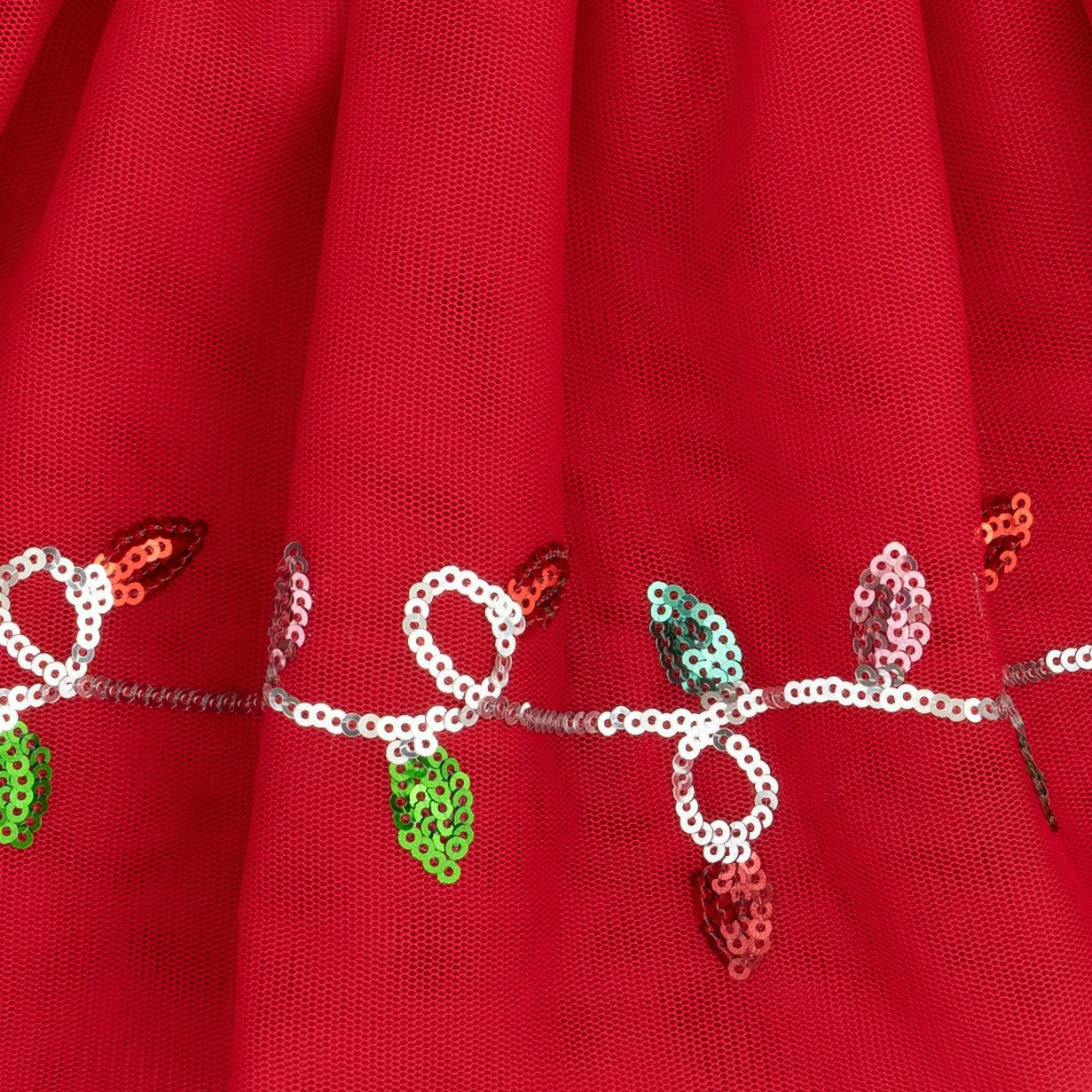 Christmas Lights Merry - Tutu Skirt with Bike Shorts