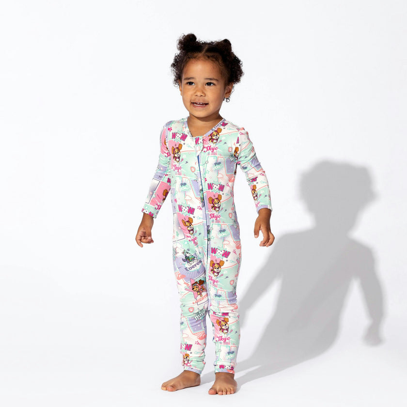 PAW Patrol: Comic Girl Pups Bamboo Convertible Footie