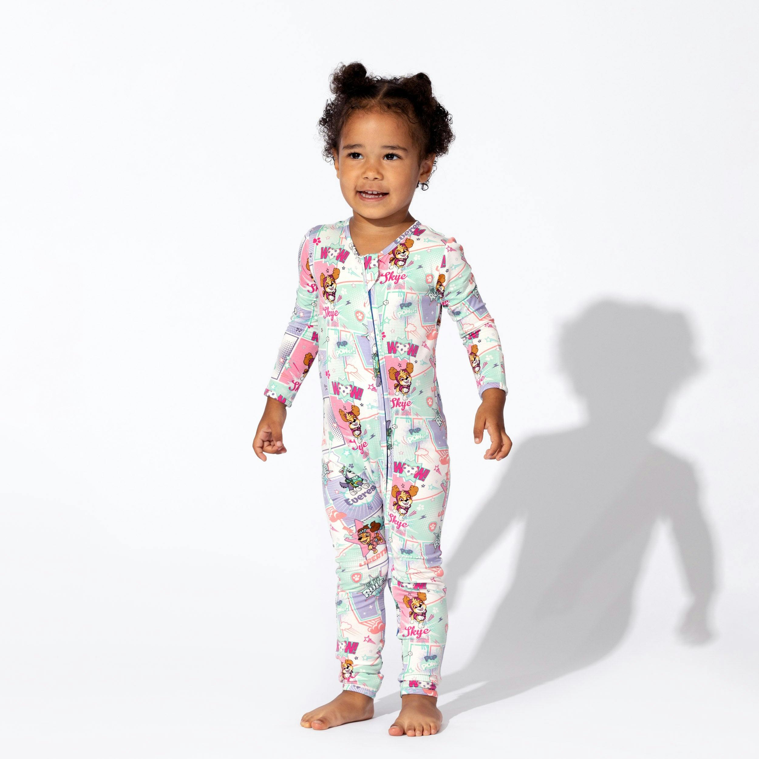 PAW Patrol: Comic Girl Pups Bamboo Convertible Footie
