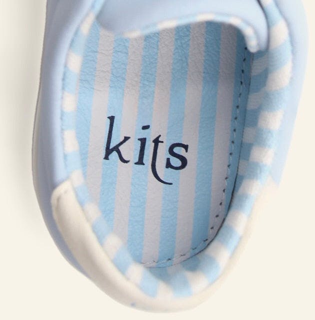 The Leather in Light Blue