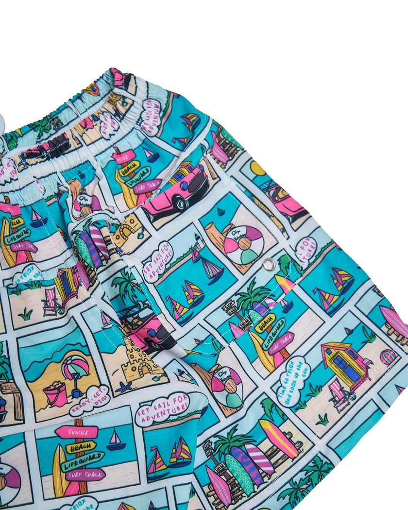 Boys Board Shorts (Bondi Print)