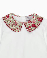 Pie Crust Jersey Blouse in Felicite