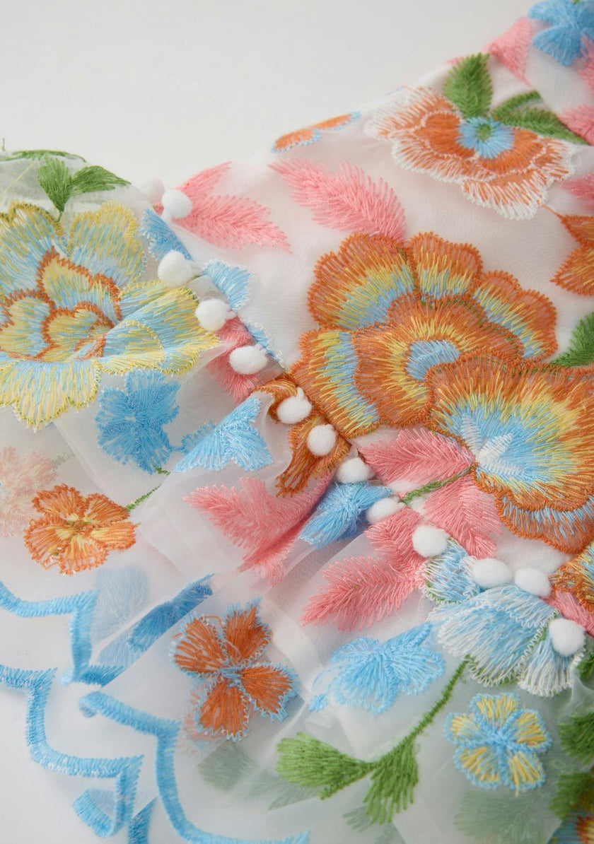 Bianca Embroidered Mini Dress (Baby)