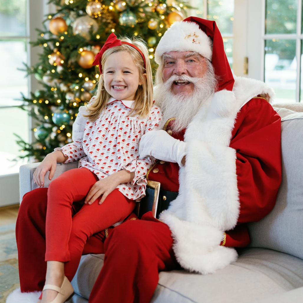 Morgan Set Girls' Legging Set - Whimsical Santa