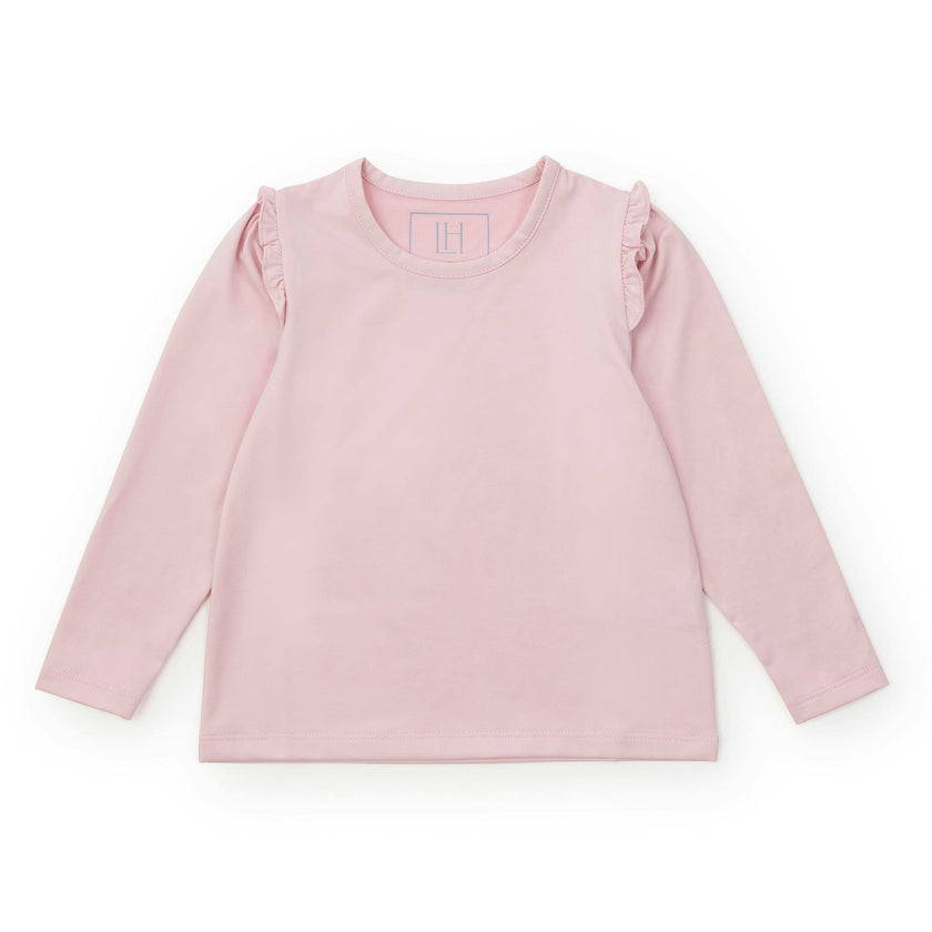 Mia Girls' Longsleeve Performance Top by LH Sport Light Pink