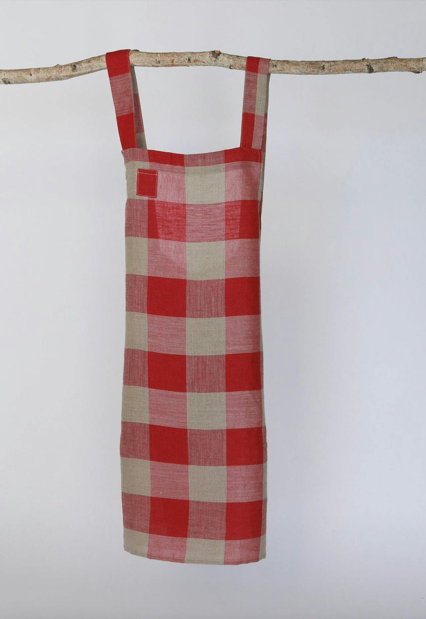 Nossilac French Linen Crossback Apron&nbsp;