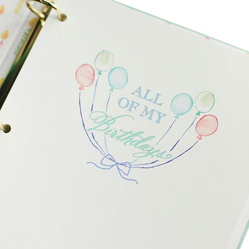 All of My Birthdays Memory Book