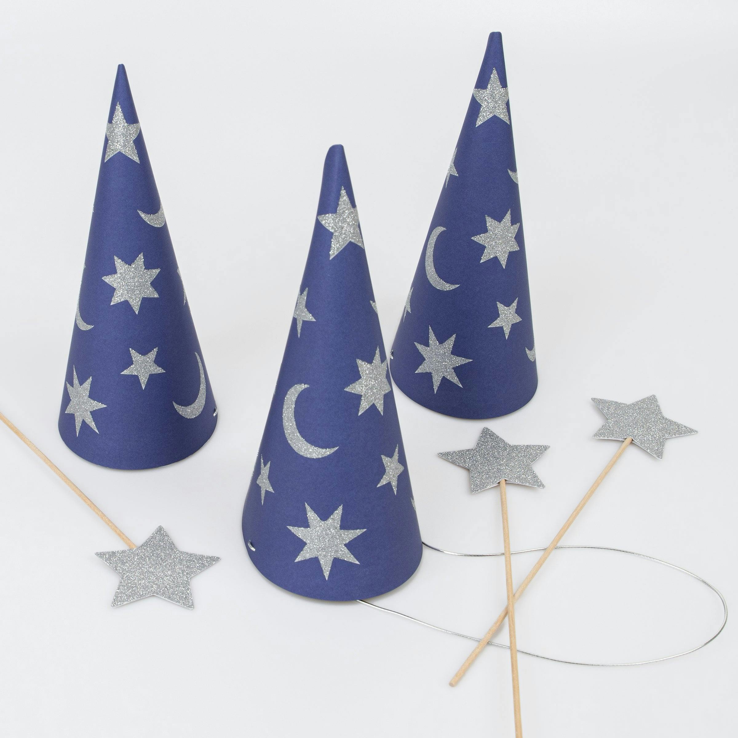 Wizard Party Hats & Wands