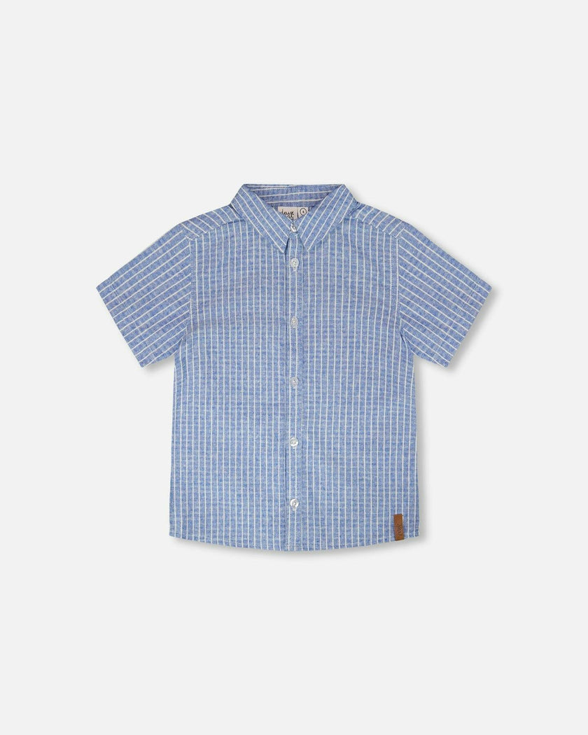Chambray Short-Sleeve Shirt