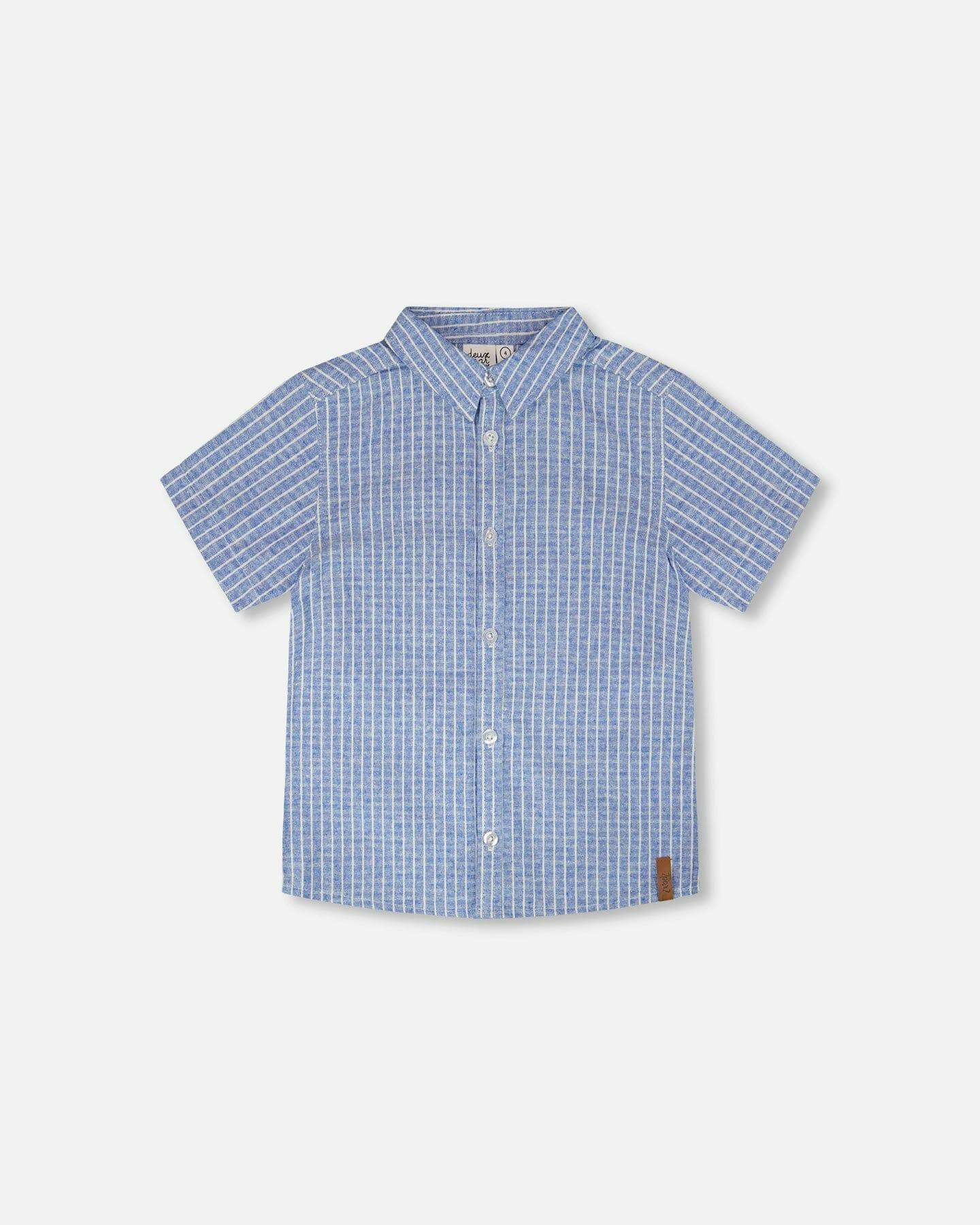 Chambray Short-Sleeve Shirt