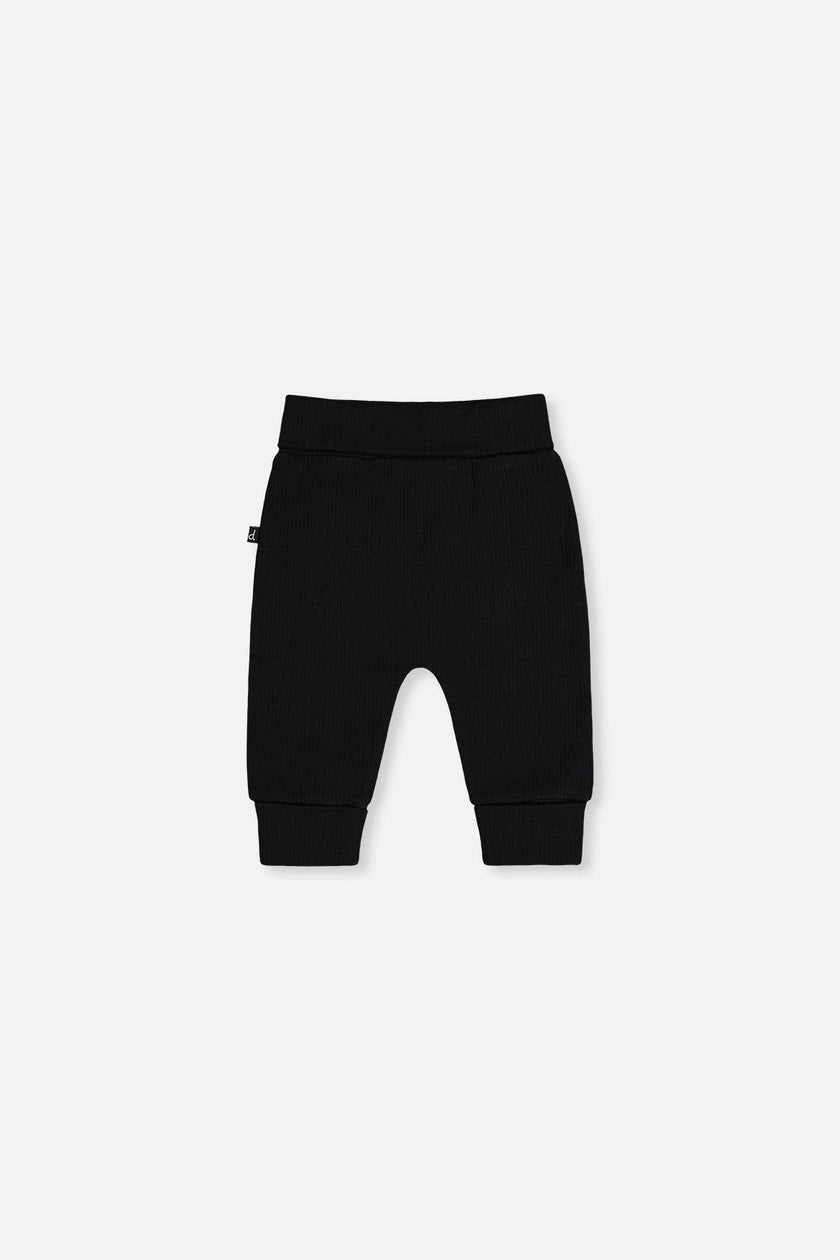 Organic Cotton Evolutive Pants Black And Brown