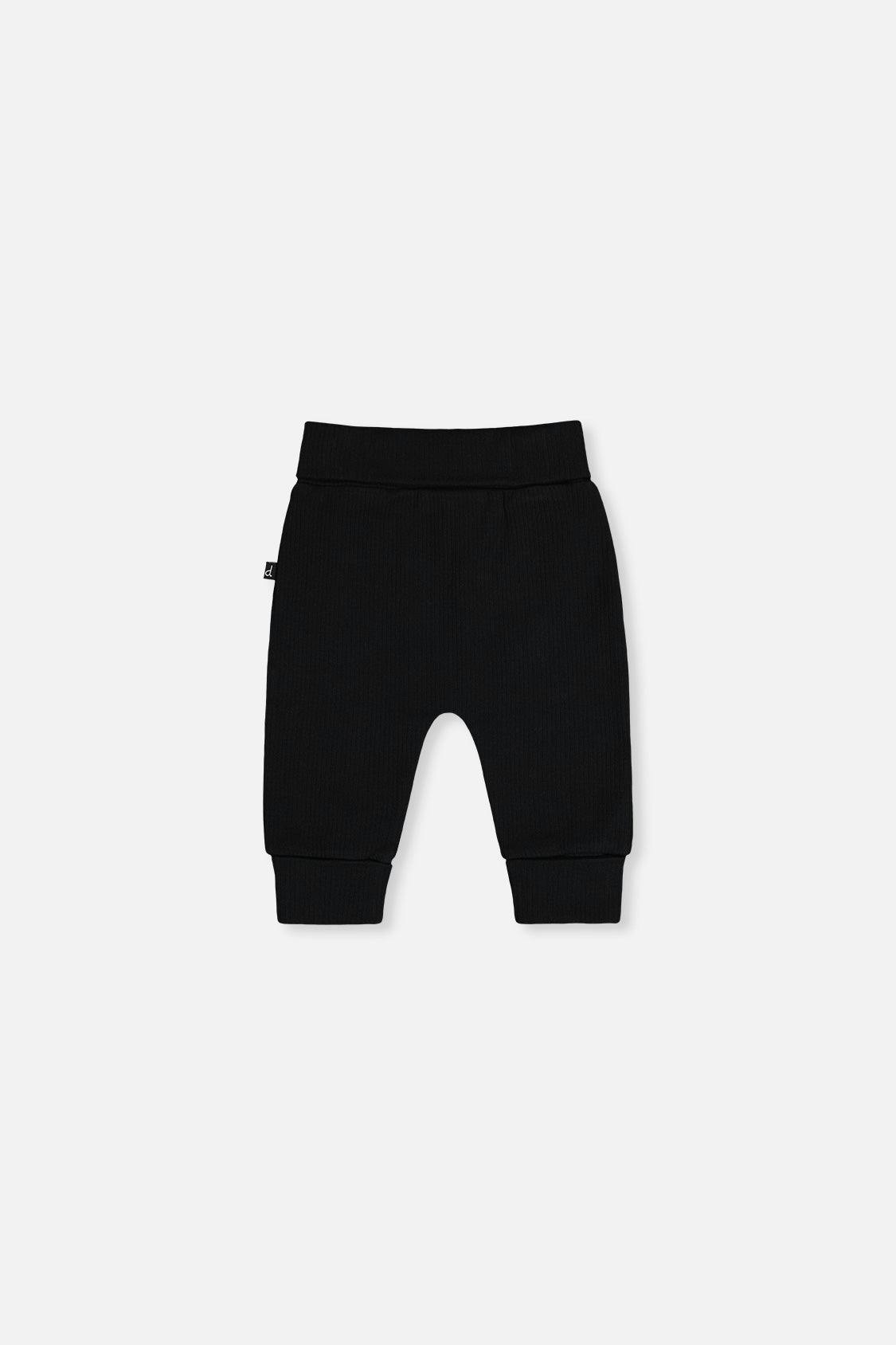 Organic Cotton Evolutive Pants Black And Brown