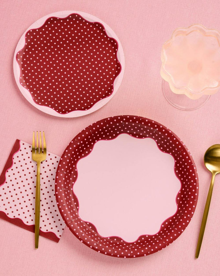 Wine Not Plate Set - 32 paper plates, 2 sizes
