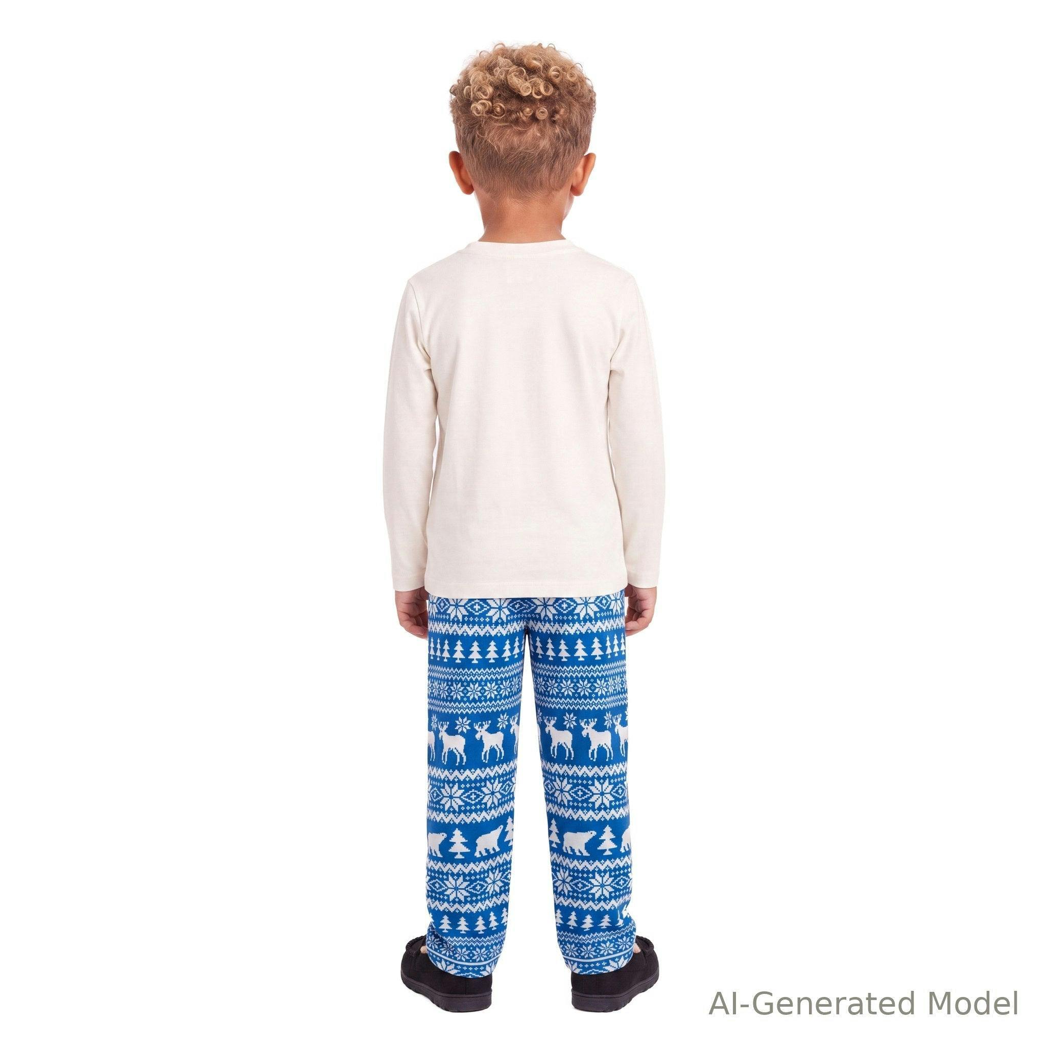Boys (2-4) Pajama Set | Fair Isle Moose