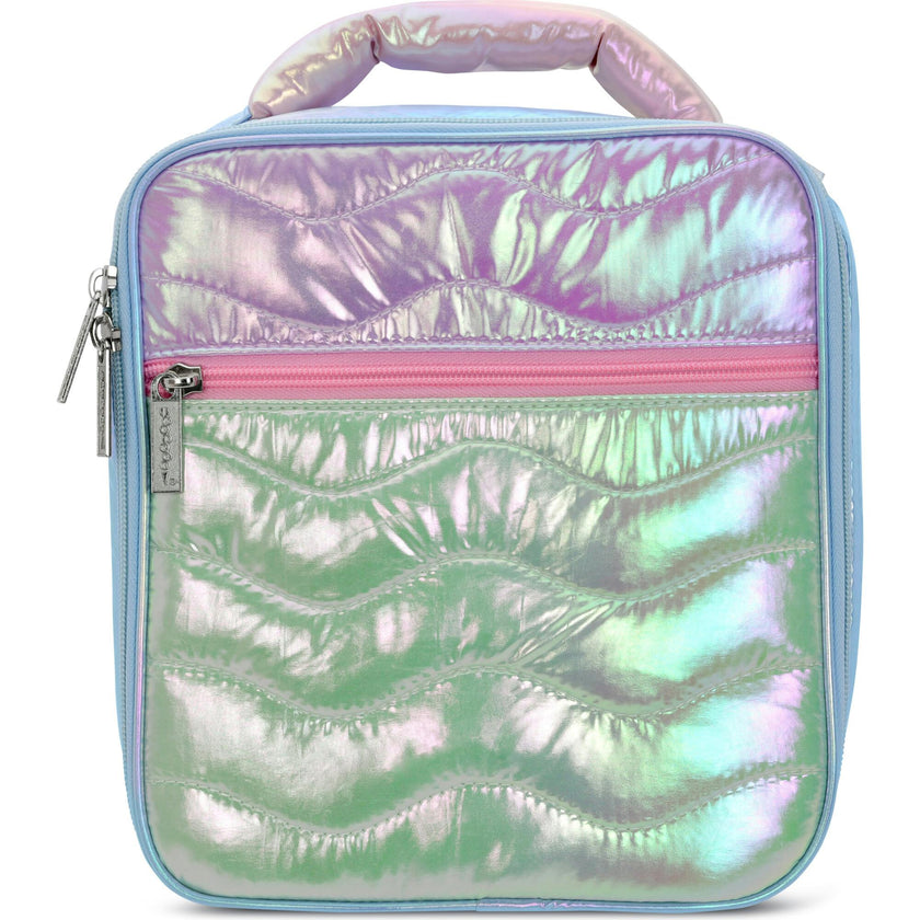 Color Block Quilted Lunch Tote