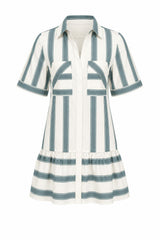 Summer Heirloom Stripe Mini Dress