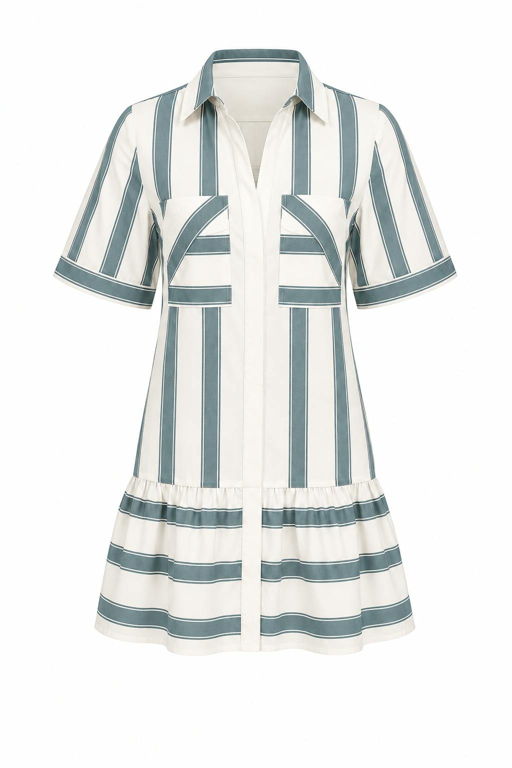 Summer Heirloom Stripe Mini Dress