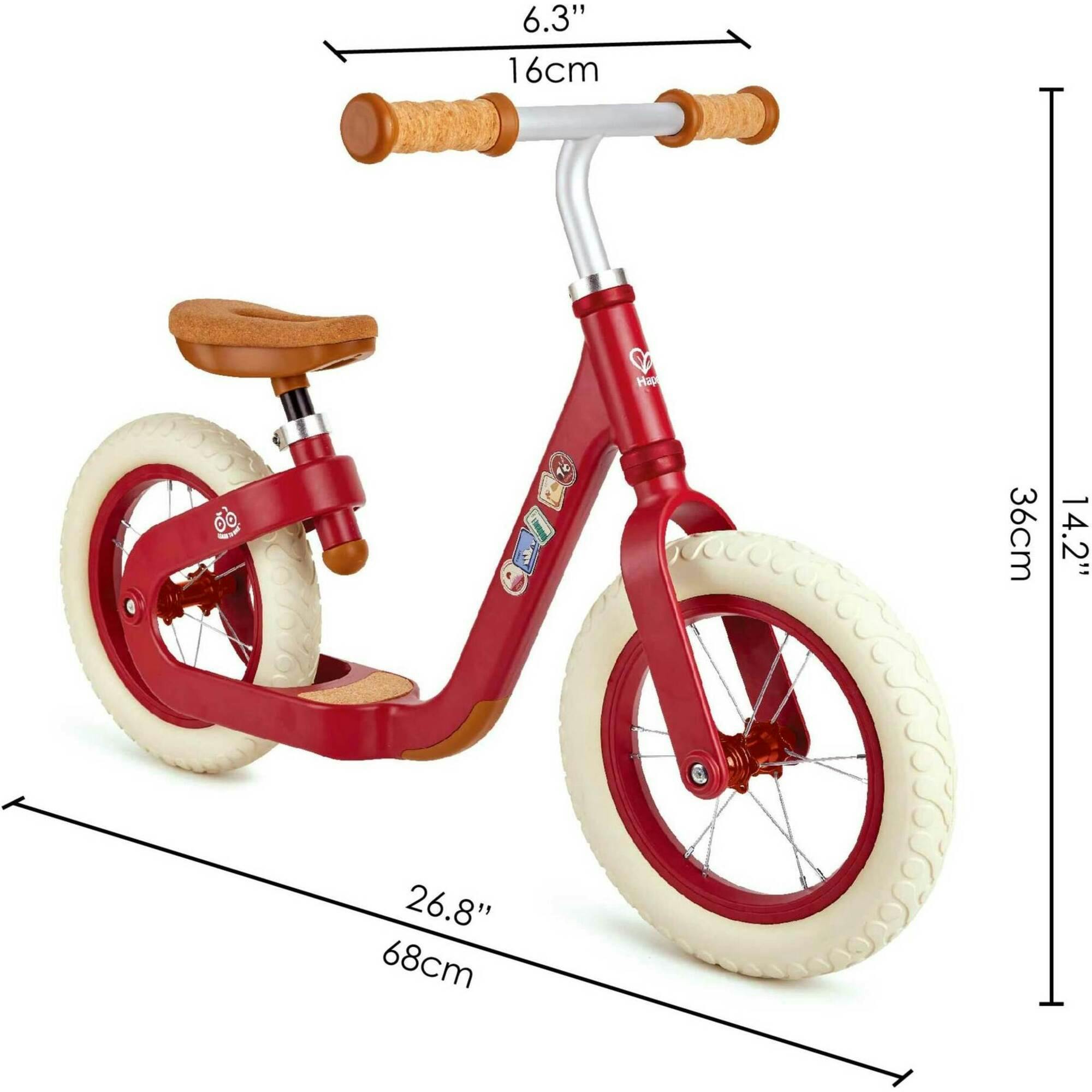 Get Up & Go Learn to Ride Balance Bike in Red
