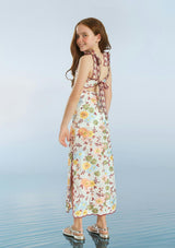Penelope Cotton Embroidery Maxi Dress