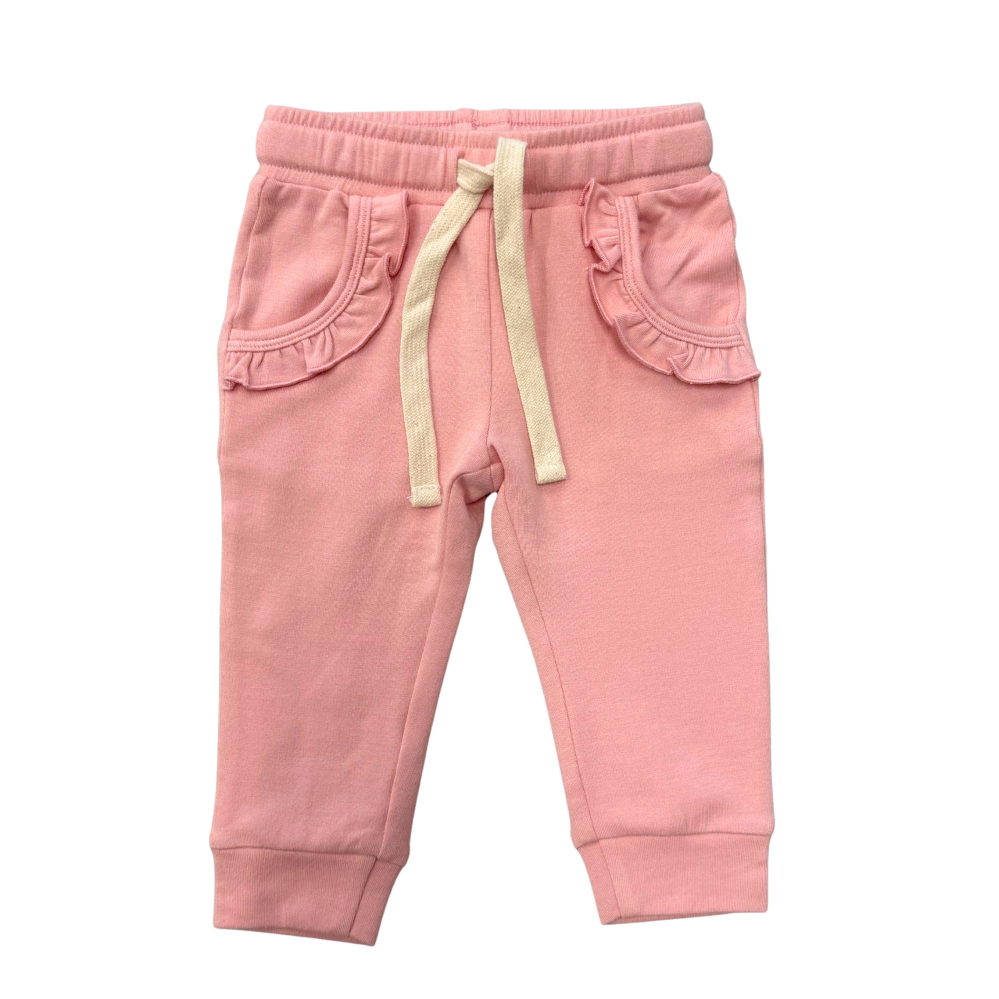 Girls Joggers in Mellow Rose