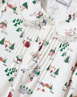 Girl's Twill Lola Nightgown in North Pole Chronicles