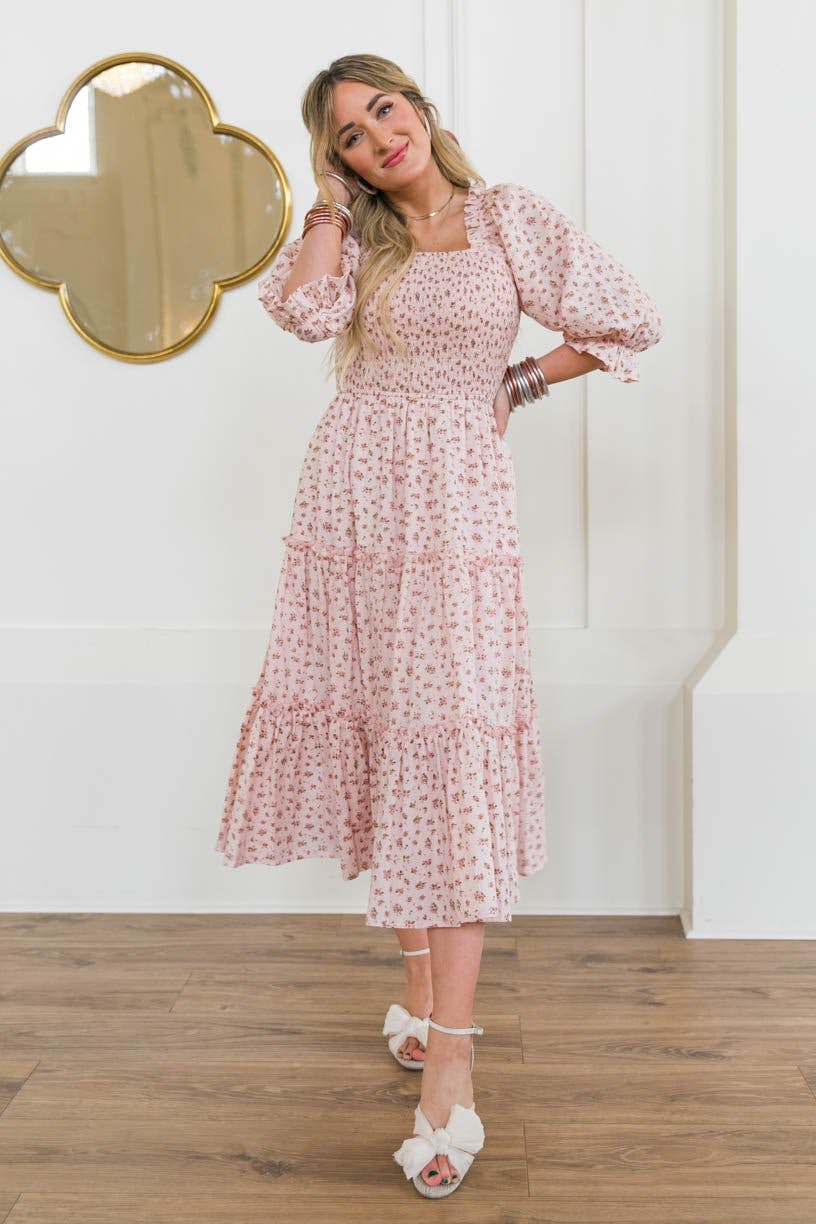 Madeline Dress In Pink
