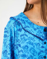 The Sky Ruffle Pajama Top