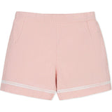 Organic Seersucker Pull-On Short, Pink