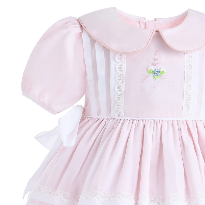 Light Pink Rosabelle Embroidered Dress