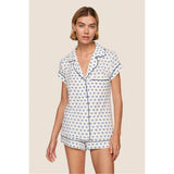 Gisele Printed TENCEL Modal Shortie PJ Set, Blue