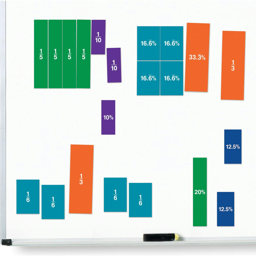 Double-Sided Magnetic Fraction Squares