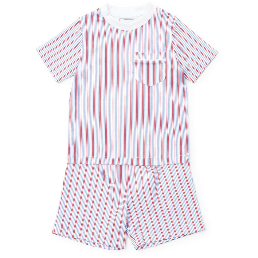 Charles Boys' Short Set - Liberty Stripe