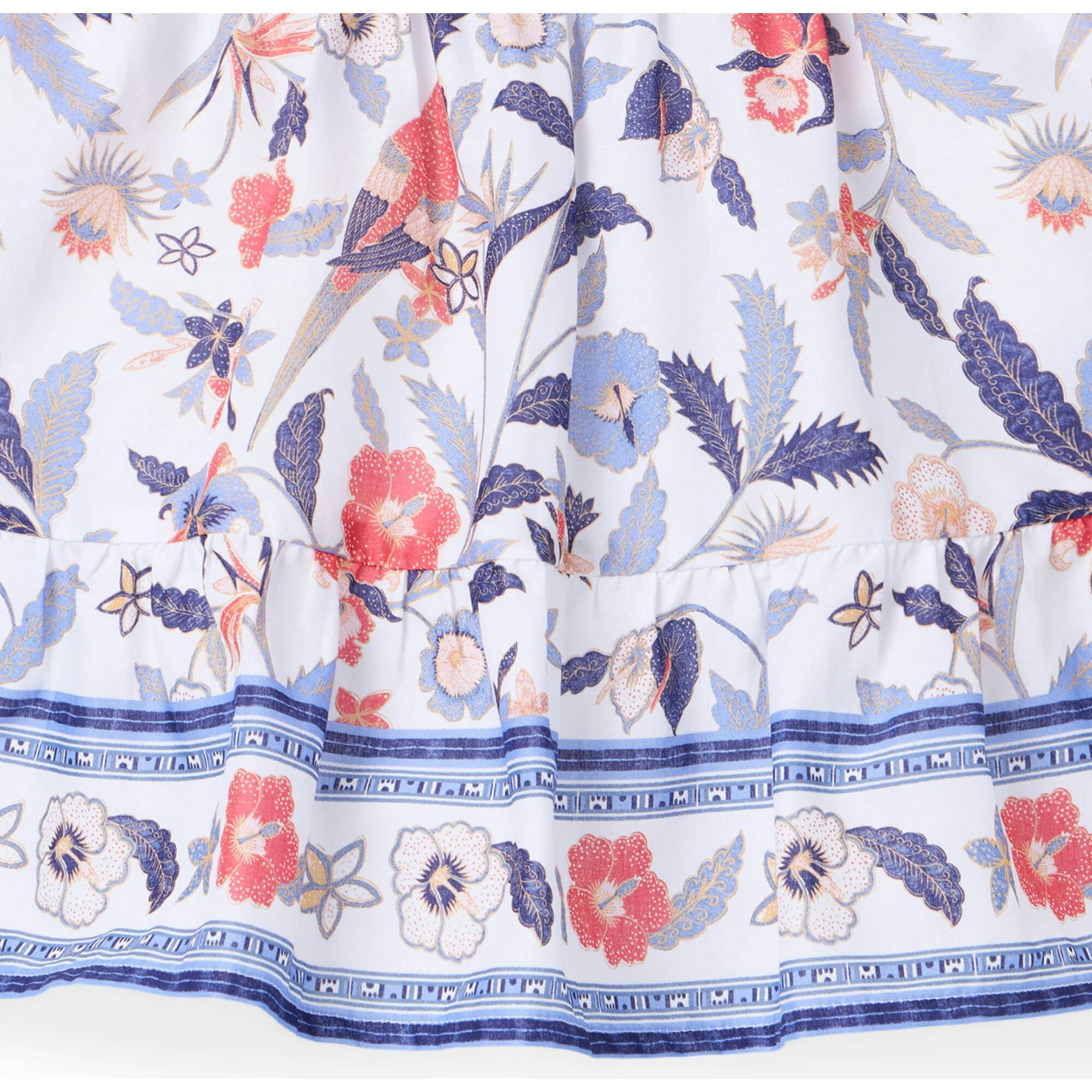 Floral Bow Strap Dress