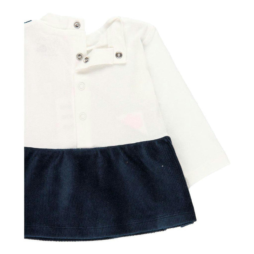 Navy Penguin Pinafore Dress