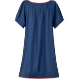 Women's Navy Cotton Coverup