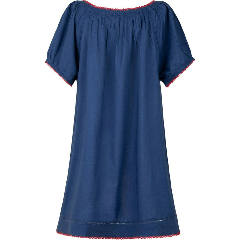 Women's Navy Cotton Coverup