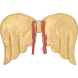 Gold Quilted Angel Wings & Crown